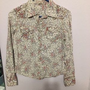 Snap front Polo Jeans Vintage blouse so neat!